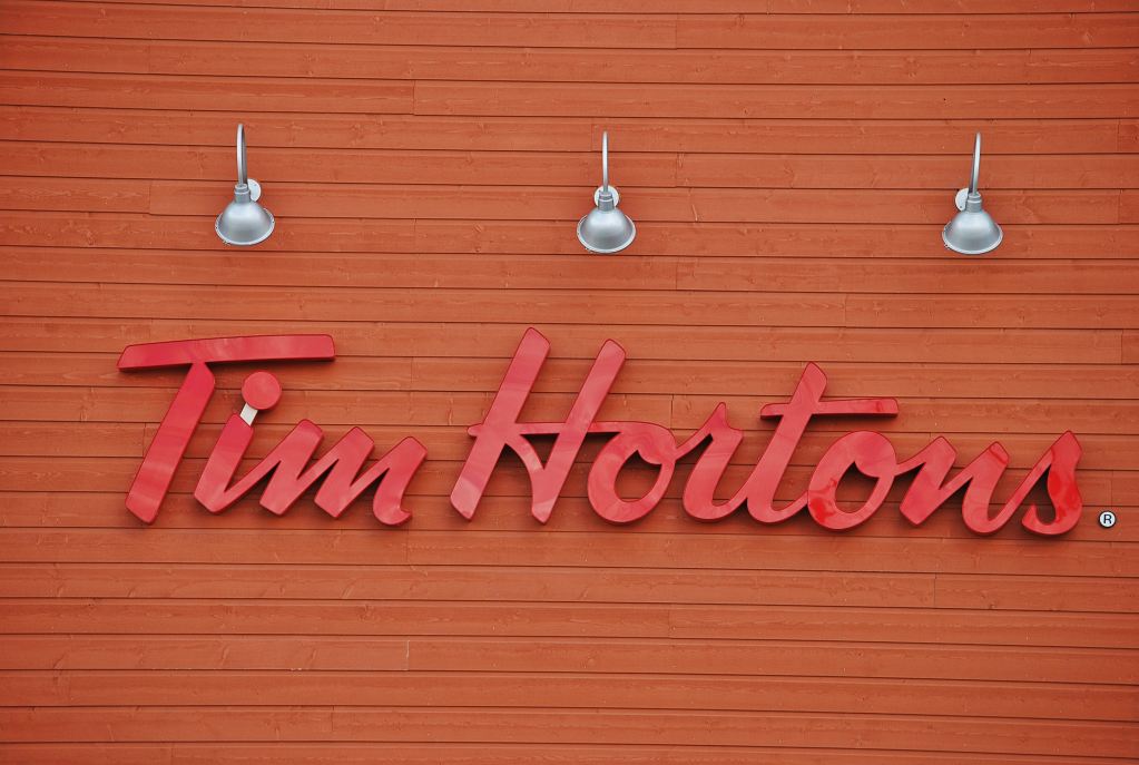 Tim Hortons sign